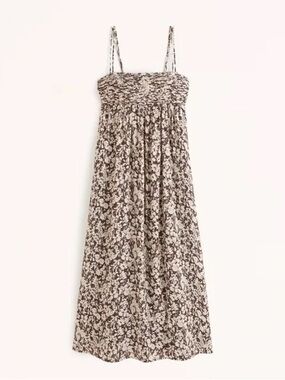 Abercrombie & Fitch Crinkle Maxi Dress